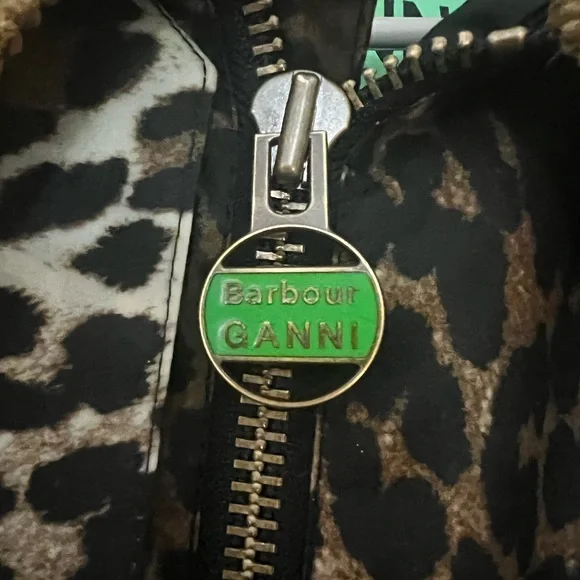 SOLD Ganni x Barbour Leopard Jacket - Picture 5 of 11